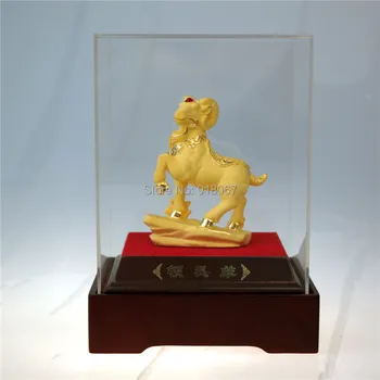 YZ-Y009 Free shipping gold craft/24K gold craft/art gift/ chinese 24K gold plated metal small sheep craft for home decoration
YZ-Y009 Free shipping gold craft/24K gold craft/art gift/ chinese 24K gold plated metal small sheep craft for home decoration