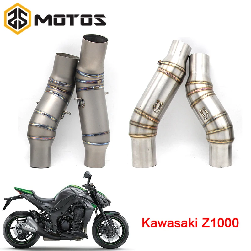 ZS MOTOS Motorcycle Exhaust Middle Pipe Round Muffler for Kawasaki Z1000 2010-2017 Without Exhaust
ZS MOTOS Motorcycle Exhaust Middle Pipe Round Muffler for Kawasaki Z1000 2010-2017 Without Exhaust