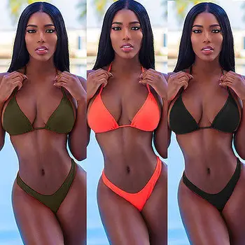 2017 Summer Sexy Woman Swimwear Women e Bikini Set Bandage Push-Up Swimsuit Bathing Beachwear Halter Neck Woman Bikini
2017 Summer Sexy Woman Swimwear Women e Bikini Set Bandage Push-Up Swimsuit Bathing Beachwear Halter Neck Woman Bikini