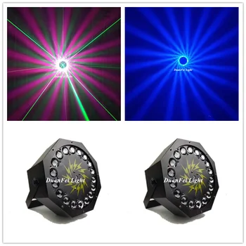 6units Green Laser DJ Laser LED Par Light RGB Wash +Laser 2in1 Effect 18x9w RGB 3in1 Par Can
6units Green Laser DJ Laser LED Par Light RGB Wash +Laser 2in1 Effect 18x9w RGB 3in1 Par Can