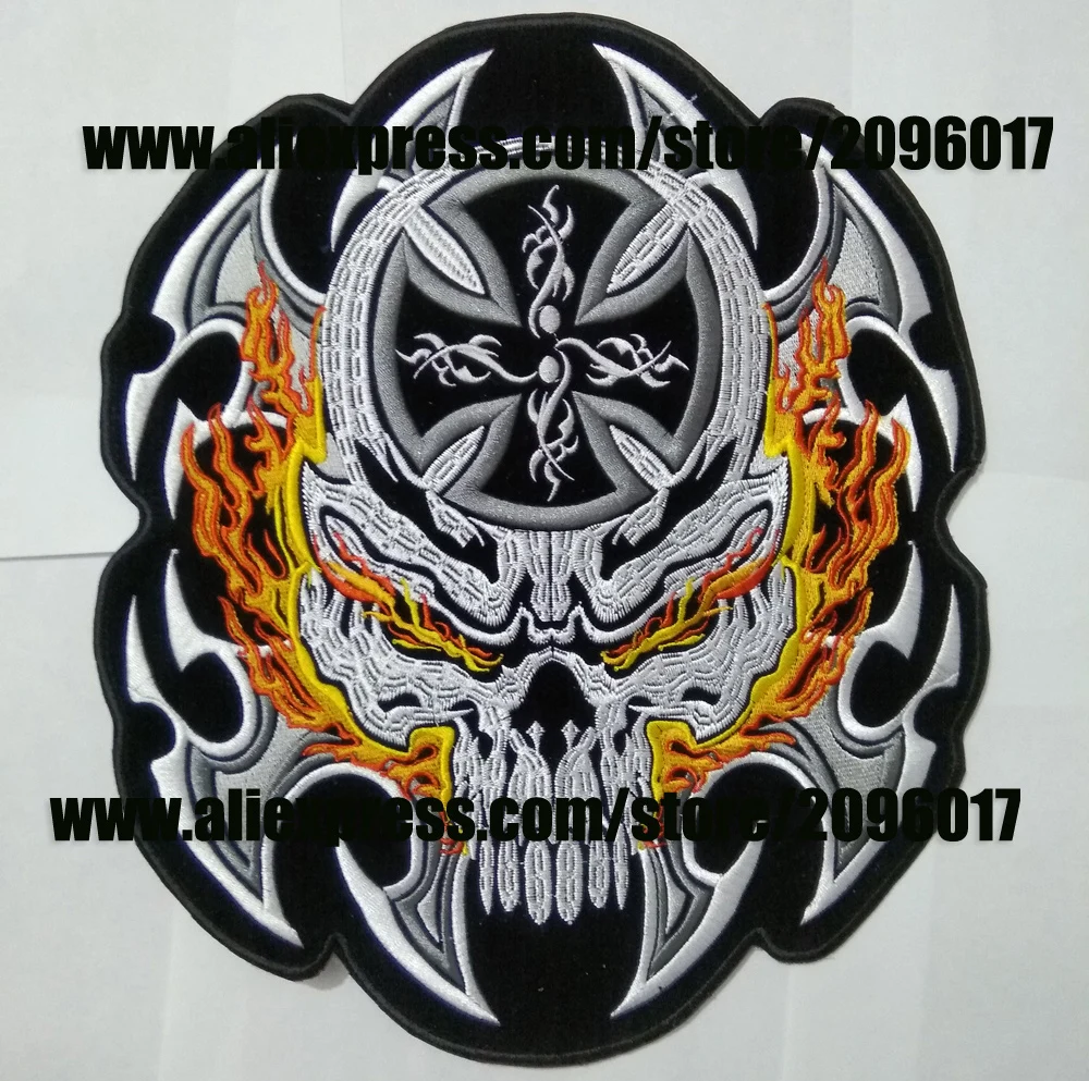 Top Quality Motorcycle Live to ride Cross Skull biker Patches Label for Jacket Vest badges sticker Embroidered Patches
Top Quality Motorcycle Live to ride Cross Skull biker Patches Label for Jacket Vest badges sticker Embroidered Patches