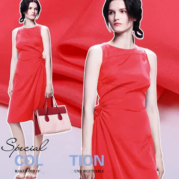 Fresh watermelon red super beautiful color silk fabric popular in Europe and the United States advanced doupion silk cloth thin
Fresh watermelon red super beautiful color silk fabric popular in Europe and the United States advanced doupion silk cloth thin