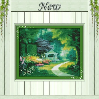 Homeland view Greenwood garden Scenic painting,Counted print on canvas DMC 14CT 11CT Cross Stitch Needlework kits Embroidery Set
Homeland view Greenwood garden Scenic painting,Counted print on canvas DMC 14CT 11CT Cross Stitch Needlework kits Embroidery Set