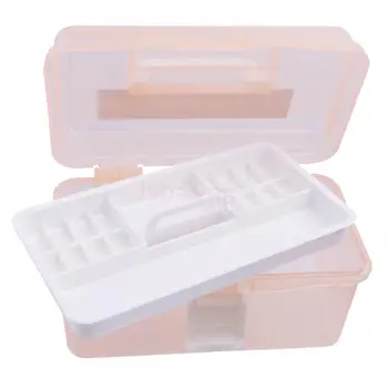 Empty Portable Nail Art Makeup Cosmetic Brush Tool Storage Box Container Organizer Case Random Color
Empty Portable Nail Art Makeup Cosmetic Brush Tool Storage Box Container Organizer Case Random Color