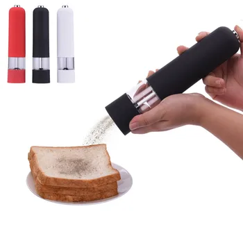 Salt And Pepper Mills Novel Salt & Pepper & Spice Grinders Red White Black Electric Pepper Mill Creative Kitchen Tools
Salt And Pepper Mills Novel Salt & Pepper & Spice Grinders Red White Black Electric Pepper Mill Creative Kitchen Tools