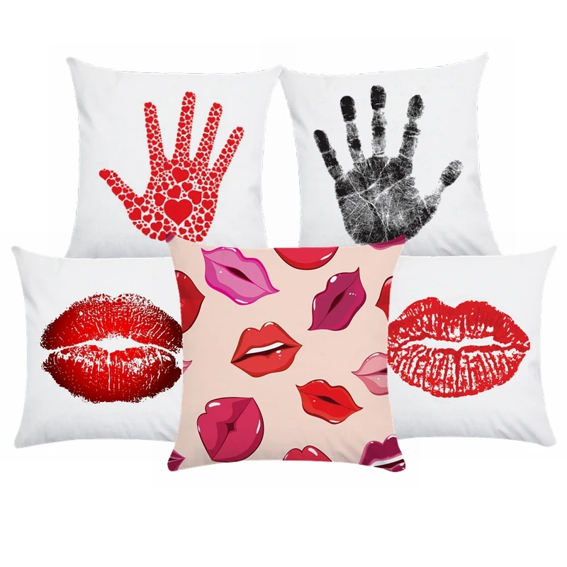 Colorful Red Lip Pattern Short Plush Cushion Cover Pillowcase Chair Waist Throw Pillow Cover Home Decoration
Colorful Red Lip Pattern Short Plush Cushion Cover Pillowcase Chair Waist Throw Pillow Cover Home Decoration