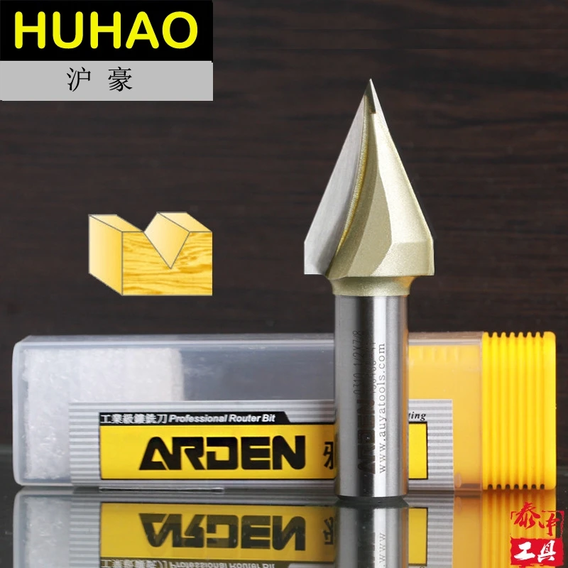 Woodworking Tool Tungsten Carbide "V " Groove Bit Arden Router Bit - 1/4*1/2 - 1/4" Shank - Arden A0310014
Woodworking Tool Tungsten Carbide "V " Groove Bit Arden Router Bit - 1/4*1/2 - 1/4" Shank - Arden A0310014