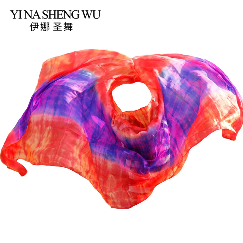 High Quality Belly Dance Veils Handmade Natural Silk Belly Dance Veil Red+Purple+Red Tie-dye 250*114 cm Dance Performance Props
High Quality Belly Dance Veils Handmade Natural Silk Belly Dance Veil Red+Purple+Red Tie-dye 250*114 cm Dance Performance Props
