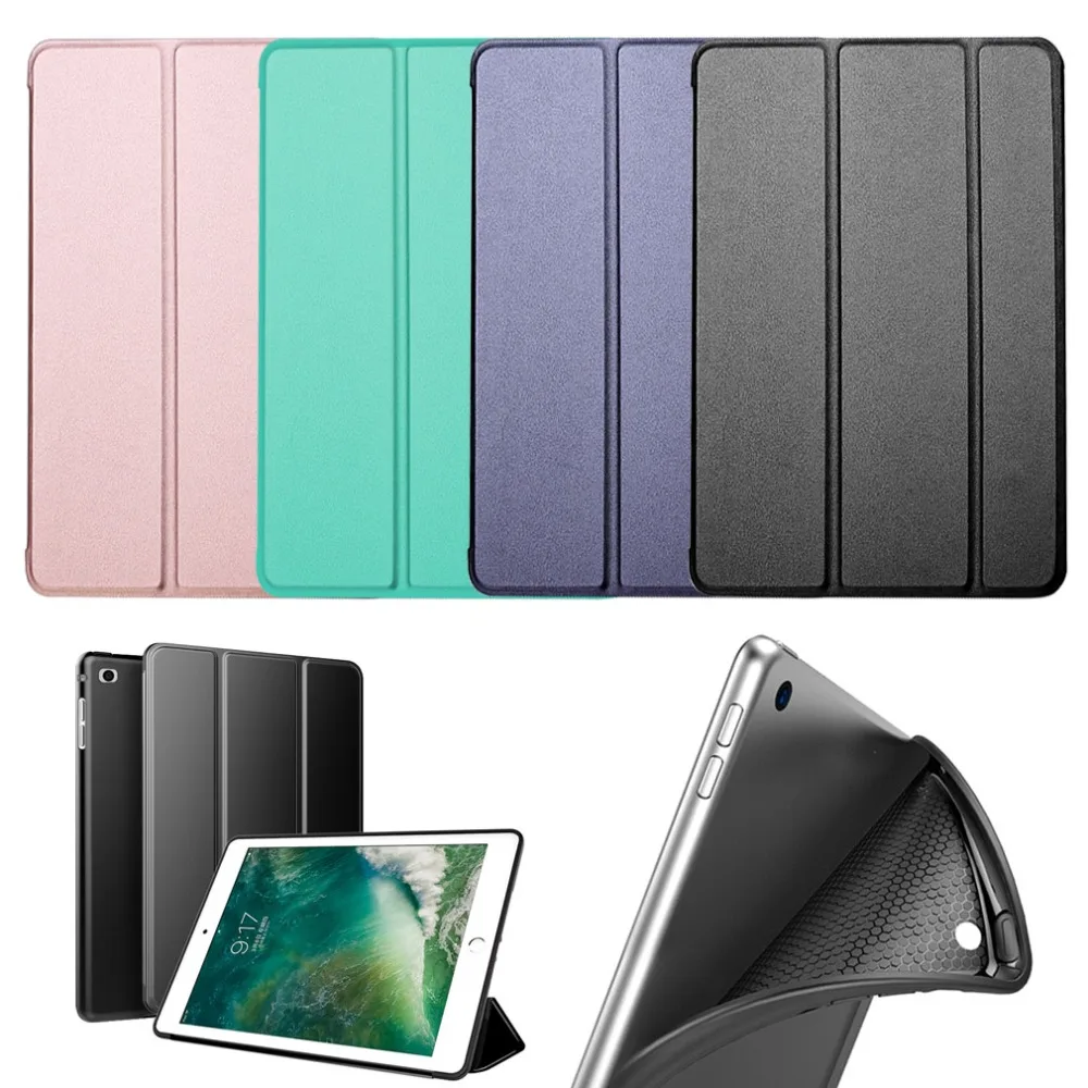 For iPad 9.7 inch 2017 2018 Case Shockproof Silicone PU Leather Back Cover For ipad 5/air 1 6/air 2 Smart Cover Auto Sleep Shell
For iPad 9.7 inch 2017 2018 Case Shockproof Silicone PU Leather Back Cover For ipad 5/air 1 6/air 2 Smart Cover Auto Sleep Shell