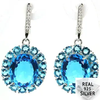 9.5g Real 925 Solid Sterling Silver Deluxe Top Paris Blue Topaz Pink Kunzite Earrings 40x19mm
9.5g Real 925 Solid Sterling Silver Deluxe Top Paris Blue Topaz Pink Kunzite Earrings 40x19mm