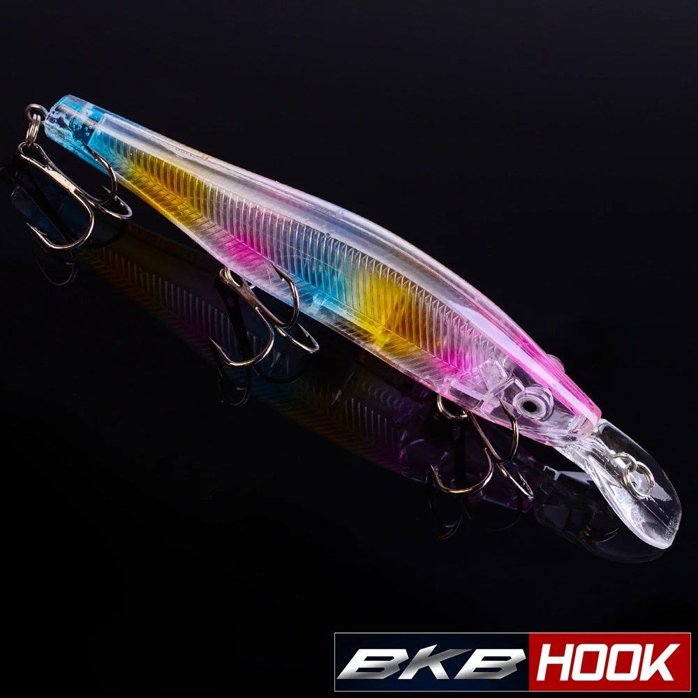 1 Pc Minnow Fish Fishing Lure Artificial Hard Bait 5 Colors 13.5cm-5.31"/18.75g-0.66oz Fishing Lures Bait with 6# Hooks Style
1 Pc Minnow Fish Fishing Lure Artificial Hard Bait 5 Colors 13.5cm-5.31"/18.75g-0.66oz Fishing Lures Bait with 6# Hooks Style