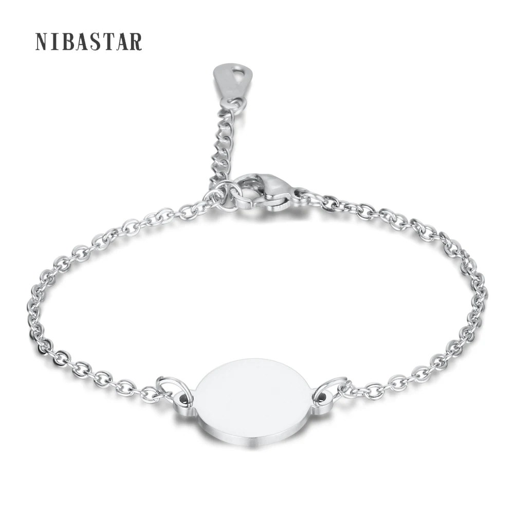 Personalized Silver Color link Chian Bracelet Stainless Steel Jewelry Custom Engraved Women Hand Chain Bracelet For Wedding Gift
Personalized Silver Color link Chian Bracelet Stainless Steel Jewelry Custom Engraved Women Hand Chain Bracelet For Wedding Gift