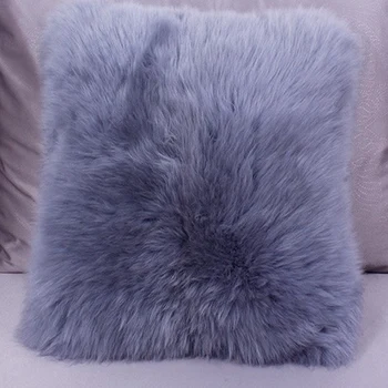 Gray Natural Bed Sheepskin Pillow cover Fur Cushion Cover Sofa Decorative Throw Pillows Chair Lambskin Cushions Home Decor
Gray Natural Bed Sheepskin Pillow cover Fur Cushion Cover Sofa Decorative Throw Pillows Chair Lambskin Cushions Home Decor