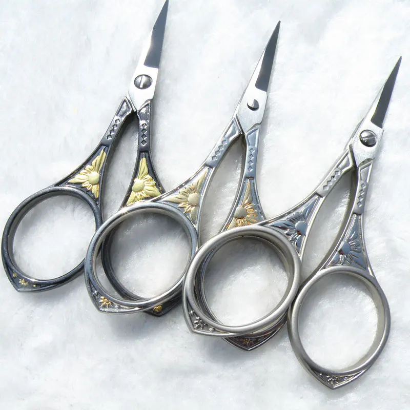 2pcs Vintage Sunflower Scissors DIY Stainless Steel Sewing for Needlework Embroidery Antique Craft Household Tailor Utensils
2pcs Vintage Sunflower Scissors DIY Stainless Steel Sewing for Needlework Embroidery Antique Craft Household Tailor Utensils