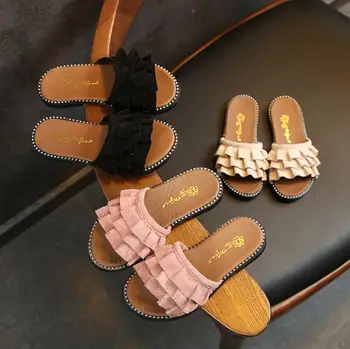 PU Leather Girls Shoes With Ruffles Kids Summer Baby Girls Sandals Shoes Toddlers Infant Children Kids Shoes Black Pink White
PU Leather Girls Shoes With Ruffles Kids Summer Baby Girls Sandals Shoes Toddlers Infant Children Kids Shoes Black Pink White