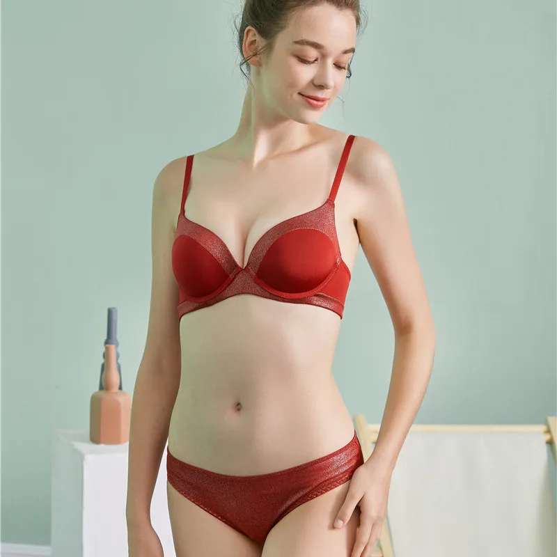 New push up lingerie set sexy smooth no trace underwear gathered side collection ladies bra set
New push up lingerie set sexy smooth no trace underwear gathered side collection ladies bra set