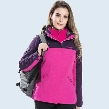 Outdoor sports waterproof windproof and warm women three in one or two piece suit winter climbing jacket
Outdoor sports waterproof windproof and warm women three in one or two piece suit winter climbing jacket