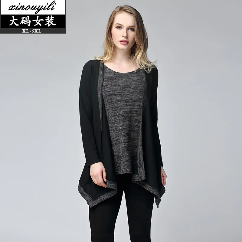 2016 large size autumn and winter sweatshirts women's new 5XL irregular fake two knitted sweatshirts wholesale
2016 large size autumn and winter sweatshirts women's new 5XL irregular fake two knitted sweatshirts wholesale