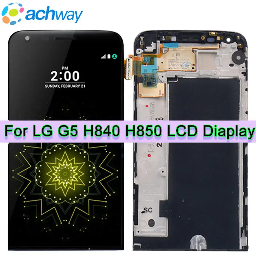 ORIGINAL 5.3" 2560x1440 LCD For LG G5 Display G5 LCD Touch Screen Digitizer H840 H850 H860 LCD Replacement For LG G5 LCD F700
ORIGINAL 5.3" 2560x1440 LCD For LG G5 Display G5 LCD Touch Screen Digitizer H840 H850 H860 LCD Replacement For LG G5 LCD F700