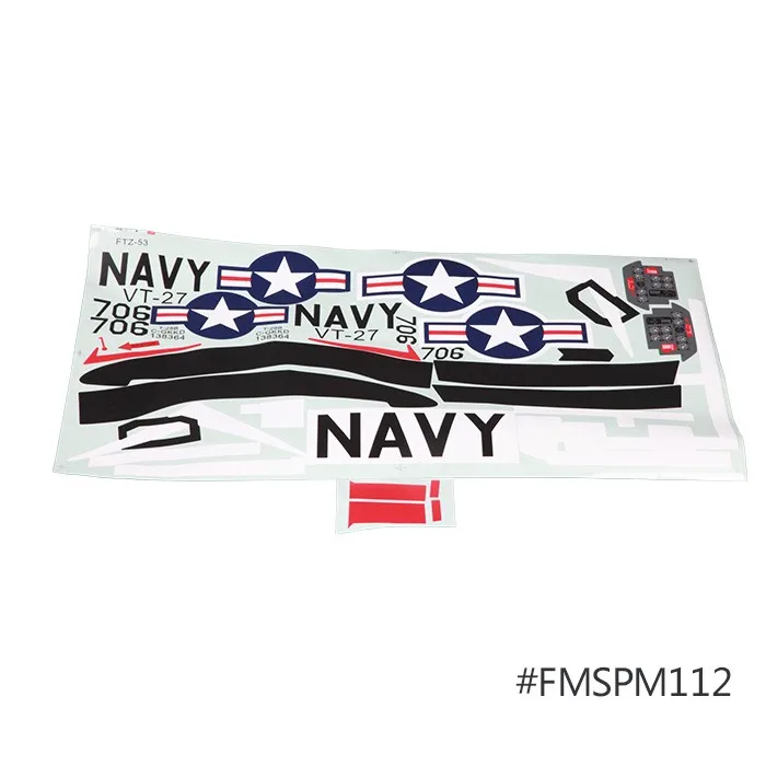 FMS 1400mm 1.4m T28 V3 & V4 Stickers Decal Sheet Red / Yellow FMSPM112 RC Airplane Model Plane Spare Parts Accessories T-28
FMS 1400mm 1.4m T28 V3 & V4 Stickers Decal Sheet Red / Yellow FMSPM112 RC Airplane Model Plane Spare Parts Accessories T-28