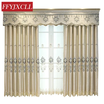 Europe Valance Curtains Tulle Embroidered for Living Room Window Curtains Blackout for Bedroom Kitchen Cafe Drapes Home Decor
Europe Valance Curtains Tulle Embroidered for Living Room Window Curtains Blackout for Bedroom Kitchen Cafe Drapes Home Decor