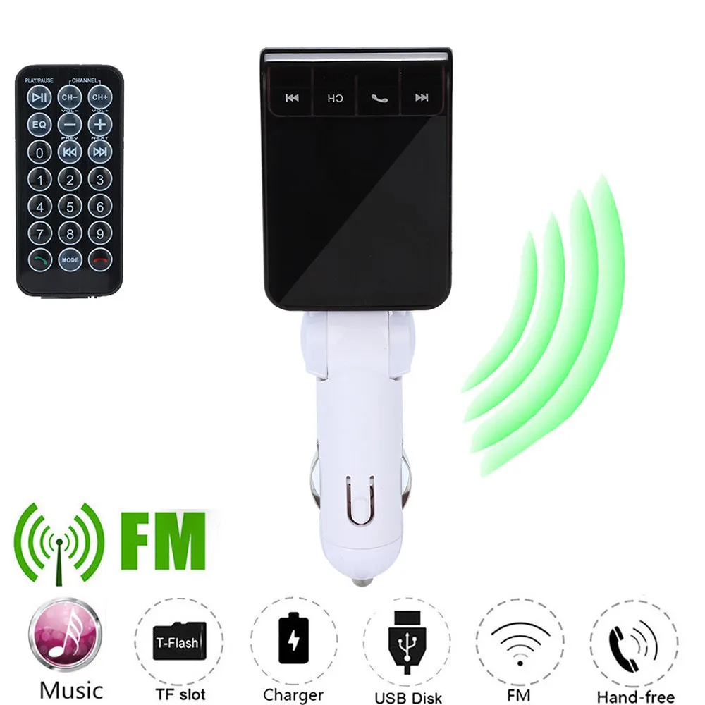 MP3 Player Wireless FM Transmitter Modulator Car Kit USB SD MMC LCD Remote Fashionable appearance and excellent sound quality
MP3 Player Wireless FM Transmitter Modulator Car Kit USB SD MMC LCD Remote Fashionable appearance and excellent sound quality