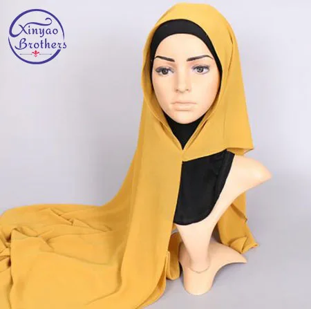 Malaysia Design Instant Plain Two Loops Bubble Chiffon Scarf Shawls Two Face Hijab Muslim 23 Colors Scarves180X75cm
Malaysia Design Instant Plain Two Loops Bubble Chiffon Scarf Shawls Two Face Hijab Muslim 23 Colors Scarves180X75cm