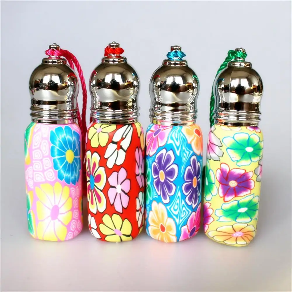 Color Random ! 1pcs Pack 6ml Glass Perfume Roll on Bottle with Glass Ball Polymer Clay Roller Essential Oil Bottle Many Patterns
Color Random ! 1pcs Pack 6ml Glass Perfume Roll on Bottle with Glass Ball Polymer Clay Roller Essential Oil Bottle Many Patterns