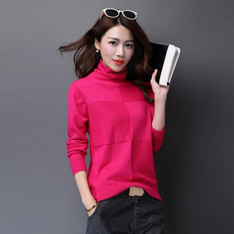 Autumn and winter Sale new Korean women's thin Slim turtleneck women short cashmere sweater tide
Autumn and winter Sale new Korean women's thin Slim turtleneck women short cashmere sweater tide
