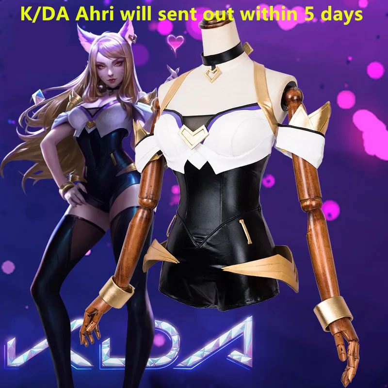 LOL K/DA kda Ahri cosplay costume dress female sexy costume full set can custom made/size STOCK
LOL K/DA kda Ahri cosplay costume dress female sexy costume full set can custom made/size STOCK