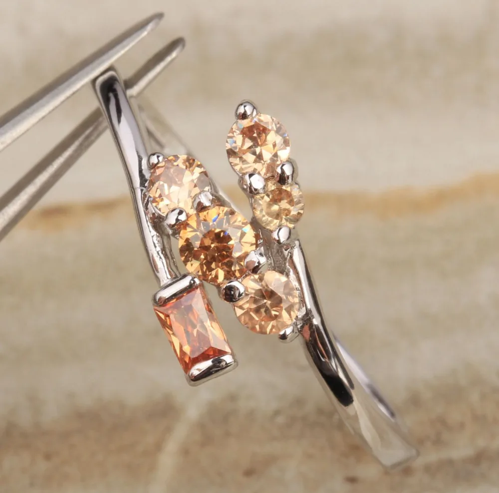 Magnificent Champagne Morganite Zircon Gems 925 Sterling Silver Solitaire Ring Size 6 / 7 / 8 / 9 S1377
Magnificent Champagne Morganite Zircon Gems 925 Sterling Silver Solitaire Ring Size 6 / 7 / 8 / 9 S1377