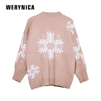 Werynica Women's Sweater Casual O-neck Long-sleeved Print Fleece Warm Sweater 2018 Fashion Sweet Self-cultivation Women's Top
Werynica Women's Sweater Casual O-neck Long-sleeved Print Fleece Warm Sweater 2018 Fashion Sweet Self-cultivation Women's Top