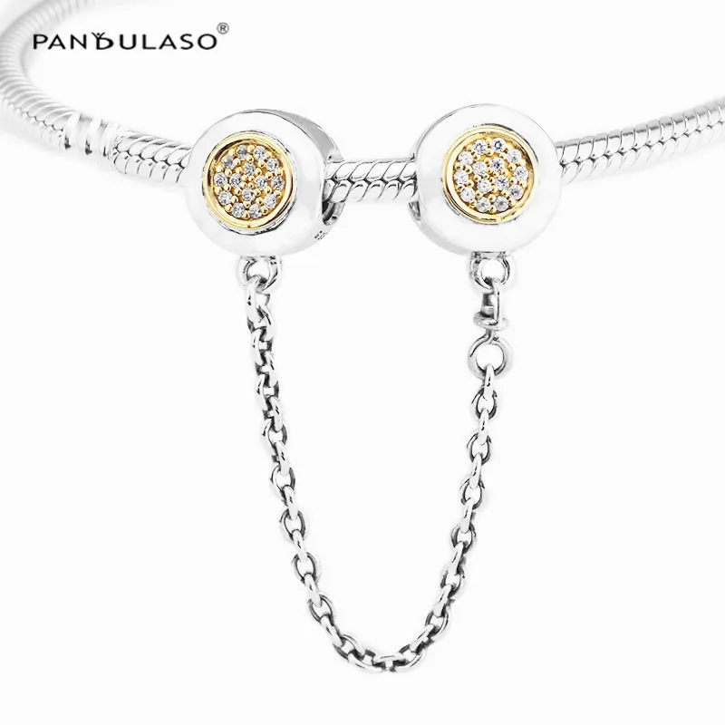 Pandulaso Winter DIY Silver Jewelry Signature Safety Chain Golden Crystal Beads for Jewelry Making Fit Charms Silver Bracelets
Pandulaso Winter DIY Silver Jewelry Signature Safety Chain Golden Crystal Beads for Jewelry Making Fit Charms Silver Bracelets
