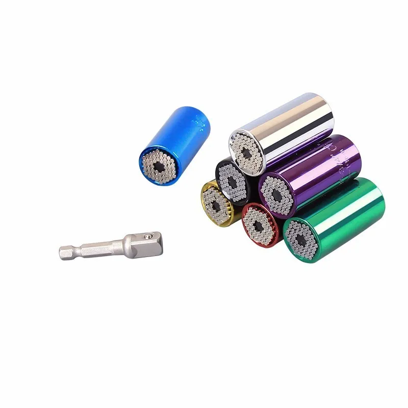 1pc Universal Wrench Socket Set Sleeve With Stick 7-19 9-21 9-27mm Power Drill Ratchet Bushing Spanner Key Magic Multi Hand Tool
1pc Universal Wrench Socket Set Sleeve With Stick 7-19 9-21 9-27mm Power Drill Ratchet Bushing Spanner Key Magic Multi Hand Tool