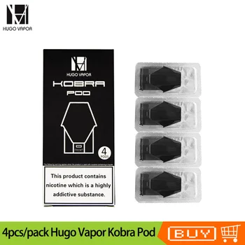 4pcs/pack Original Hugo Vapor Kobra Pod Cartridge 1.8ml Capacity 1.5ohm Ceramic Coil Replacement Pod For Kobra pod Starter Kit
4pcs/pack Original Hugo Vapor Kobra Pod Cartridge 1.8ml Capacity 1.5ohm Ceramic Coil Replacement Pod For Kobra pod Starter Kit