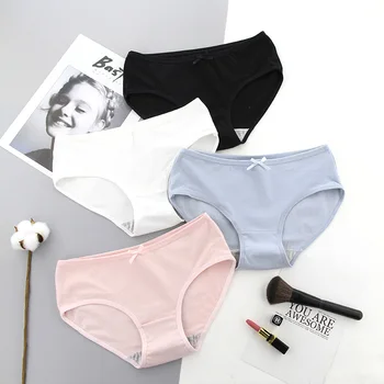 1Pc Briefs for Women Cotton Solid Color Girl Panties Ladies Casual Underwear Sexy Lingerie Female Underpants Panty
1Pc Briefs for Women Cotton Solid Color Girl Panties Ladies Casual Underwear Sexy Lingerie Female Underpants Panty