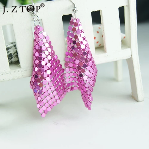 JZTOP Exquisite fashion Sequin Fine Long Drop Earrings Sweet personality candy color Exaggerate Earring Jewelry for Women
JZTOP Exquisite fashion Sequin Fine Long Drop Earrings Sweet personality candy color Exaggerate Earring Jewelry for Women