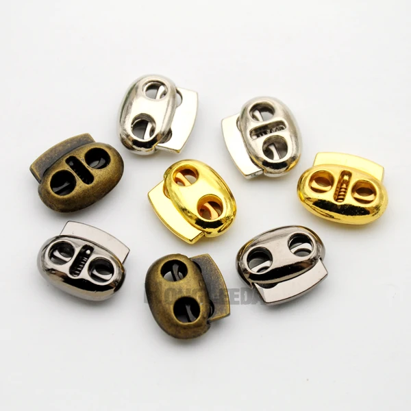DIY 30pcs/lot oval metal alloy stoppers toggle cord locks Drawstring two hole nickle/Black/gold/bronze for 4mm bungee STP-007
DIY 30pcs/lot oval metal alloy stoppers toggle cord locks Drawstring two hole nickle/Black/gold/bronze for 4mm bungee STP-007