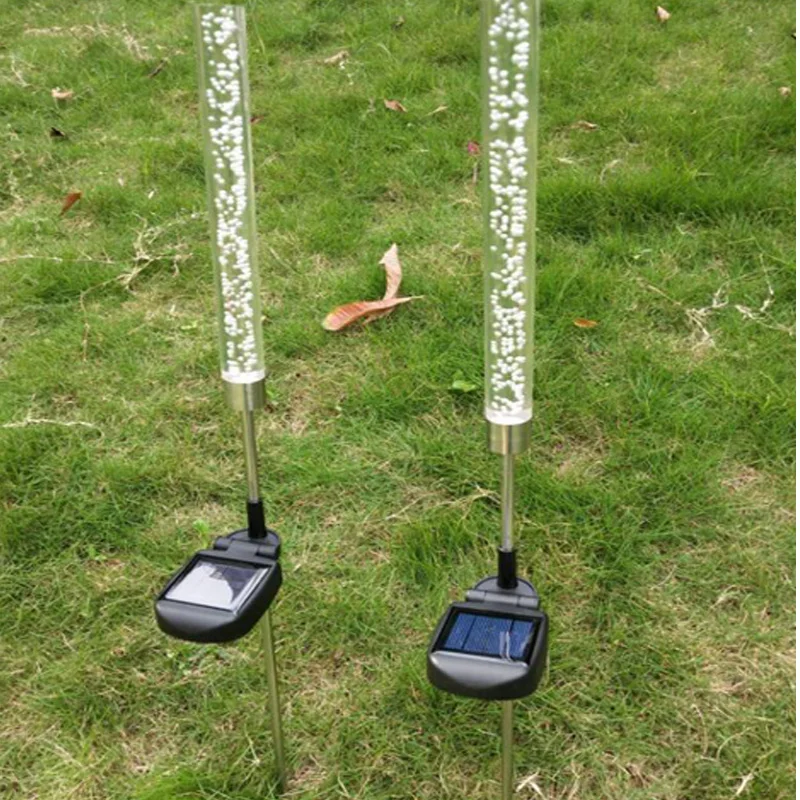 Solar Power Tube Lights Lamps Ground Waterproof LED light Bubble Pathway Lawn Landscape Garden Stick lamp Stake Solar lamp
Solar Power Tube Lights Lamps Ground Waterproof LED light Bubble Pathway Lawn Landscape Garden Stick lamp Stake Solar lamp
