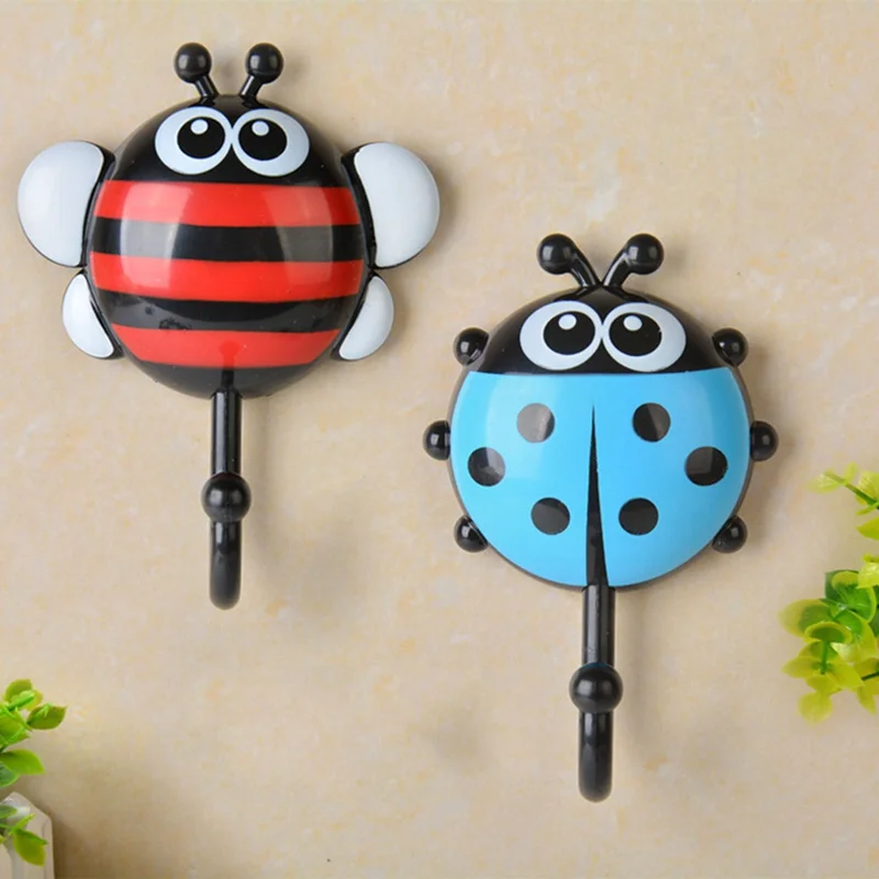 2pcs/set Creative Ladybug/Bee Cartoon Bathroom Wall Hooks Kitchen/Bedroom Sucker Free Nail Hook Wall Decorative Hooks
2pcs/set Creative Ladybug/Bee Cartoon Bathroom Wall Hooks Kitchen/Bedroom Sucker Free Nail Hook Wall Decorative Hooks