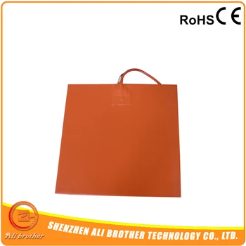 Silicone Heating Pad Heater 110v 1000w 500X500mm With adhesive and 100k thermistor
Silicone Heating Pad Heater 110v 1000w 500X500mm With adhesive and 100k thermistor