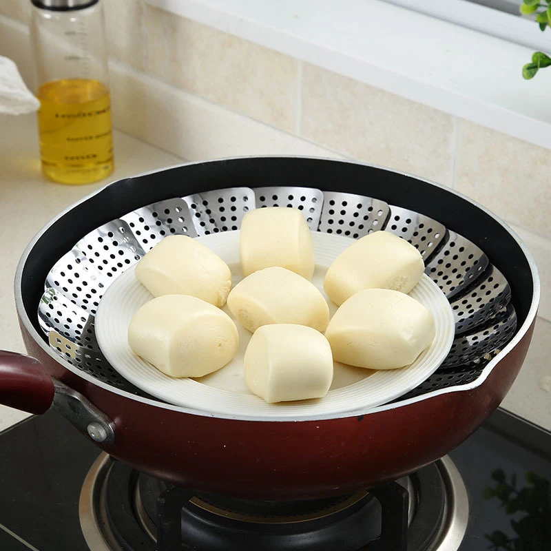 Multifunctional Home Stainless Steel Collapsible Fruit Vegetable Steamer Basket Non-scratch Kitchen Food Cooking Tools New
Multifunctional Home Stainless Steel Collapsible Fruit Vegetable Steamer Basket Non-scratch Kitchen Food Cooking Tools New