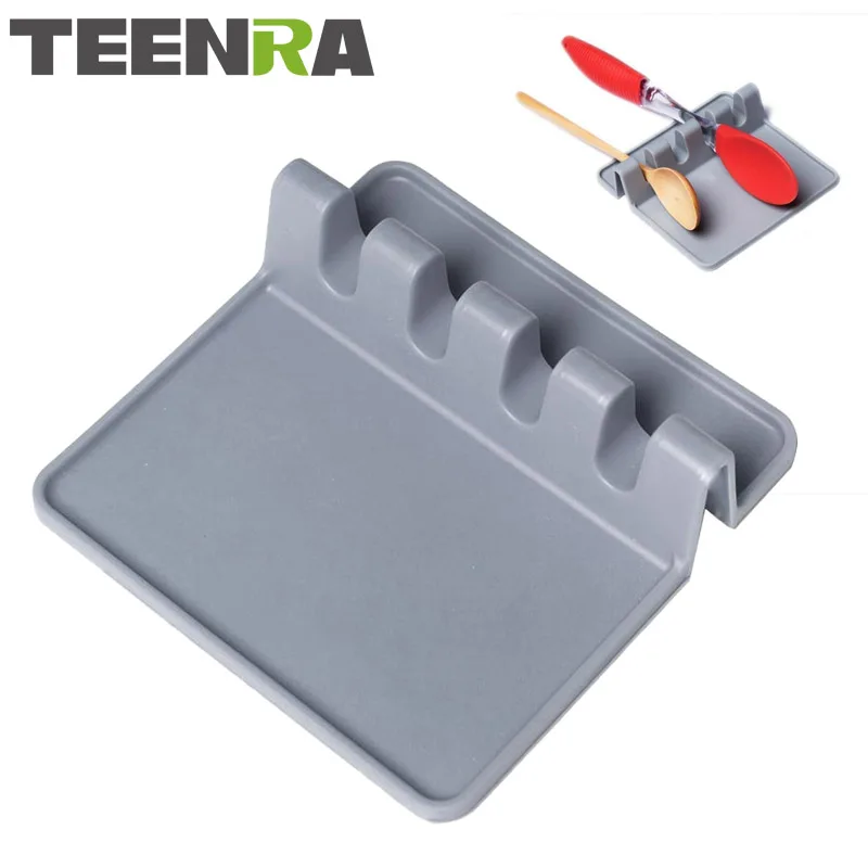 Silicone Spoon Ladle Holder Mat Cooking Utensil Shelf Holder Stand Silicone Spoon Rest Stands Ladle Fork Mat Kitchen Tools
Silicone Spoon Ladle Holder Mat Cooking Utensil Shelf Holder Stand Silicone Spoon Rest Stands Ladle Fork Mat Kitchen Tools