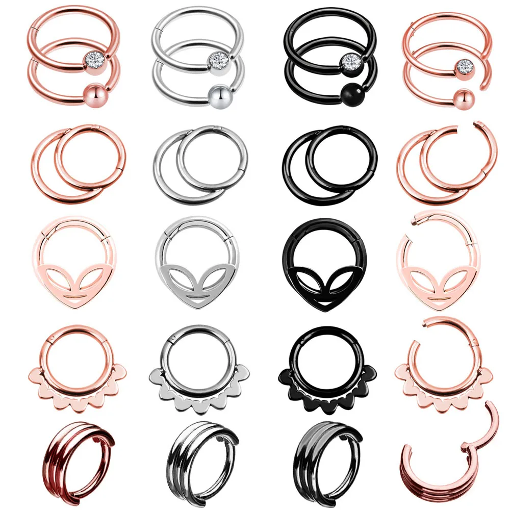 Fashion 1pc Earrings Crystal Steel Helix Earring Stud Nose Ring Hoop Lip Pircing Body Jewelry Piercing Women Fake Piercing oreja
Fashion 1pc Earrings Crystal Steel Helix Earring Stud Nose Ring Hoop Lip Pircing Body Jewelry Piercing Women Fake Piercing oreja