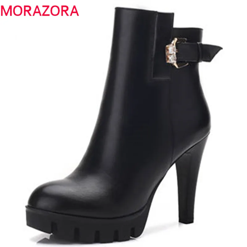 MORAZORA 2018 big size 33-40 round toe short plush autumn boots fashion zipper platform high heels ankle boots for women
MORAZORA 2018 big size 33-40 round toe short plush autumn boots fashion zipper platform high heels ankle boots for women