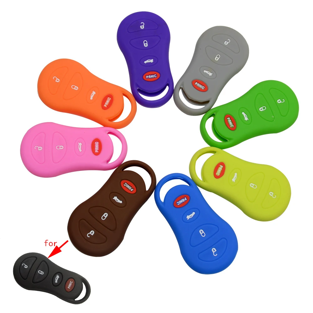 Silicone Rubber Car Key Skin Holder Protective Bag For Chrysler Sebring High Quality 4 Button Key Case Shell Free Shipping
Silicone Rubber Car Key Skin Holder Protective Bag For Chrysler Sebring High Quality 4 Button Key Case Shell Free Shipping