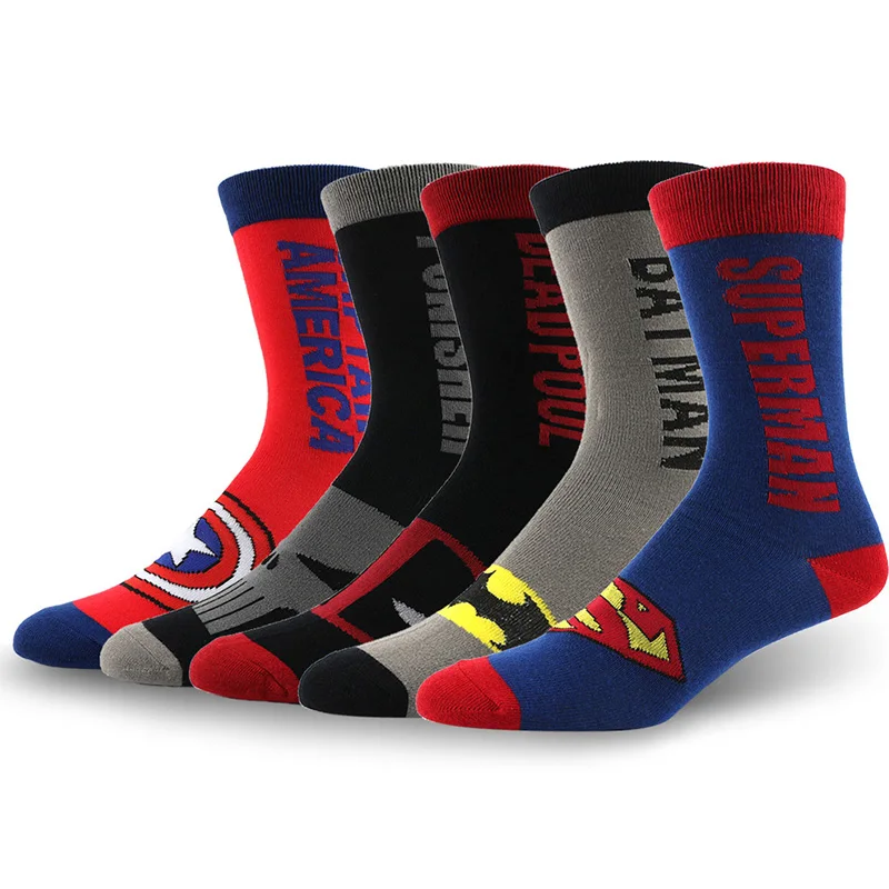Harajuku Adult Superhero Socks Marvel Cosplay Stockings Superman Batman Captain America Punisher Dead Serve Skate Long Socks
Harajuku Adult Superhero Socks Marvel Cosplay Stockings Superman Batman Captain America Punisher Dead Serve Skate Long Socks
