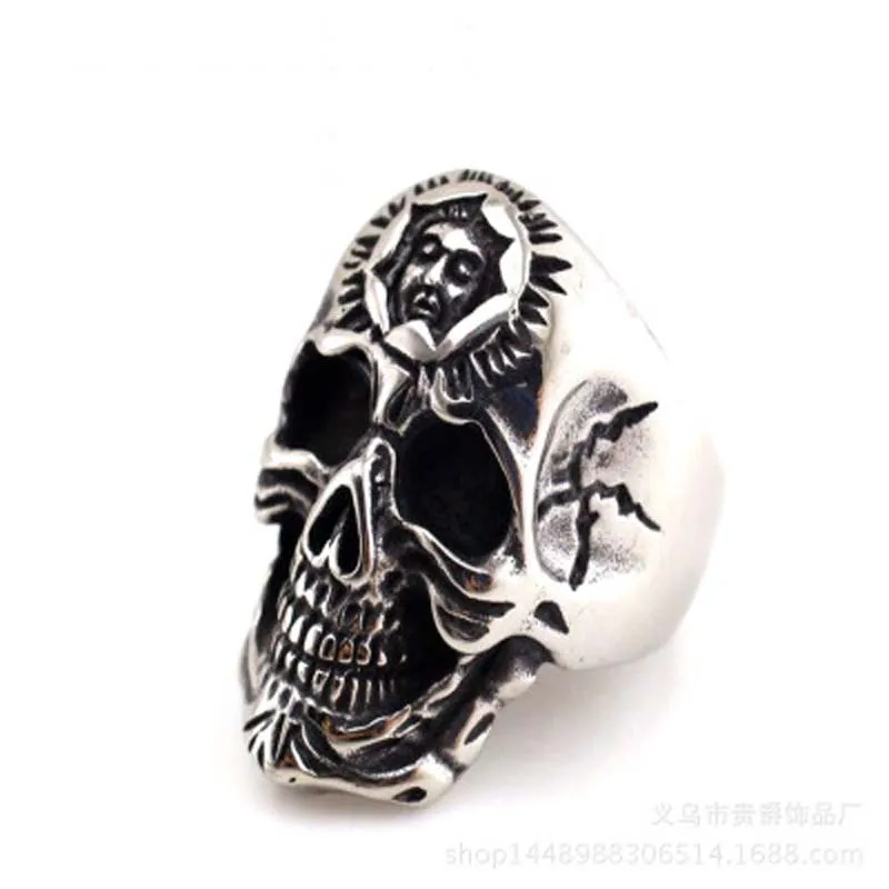 Mens Skull Rings Hiphop Stainless Steel Skeleton Rings For Men Jewelry Halloween Undead Decorations JZGJ003
Mens Skull Rings Hiphop Stainless Steel Skeleton Rings For Men Jewelry Halloween Undead Decorations JZGJ003