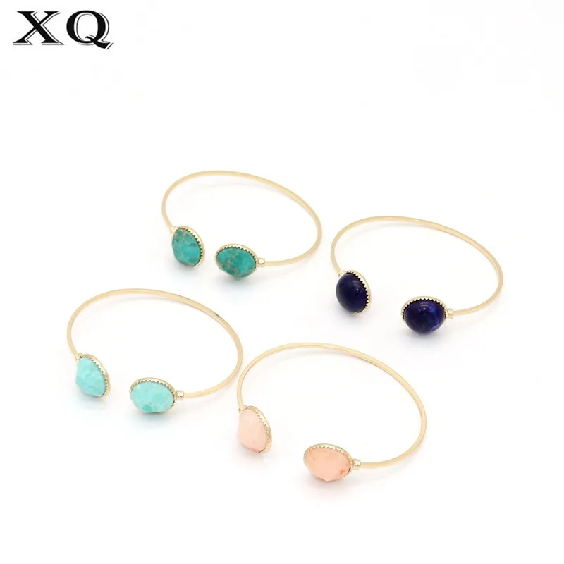 XQ fashion ladies irregular faceted blue stone stone bracelet green blue alloy jewelry couple gift jewelry wholesale
XQ fashion ladies irregular faceted blue stone stone bracelet green blue alloy jewelry couple gift jewelry wholesale