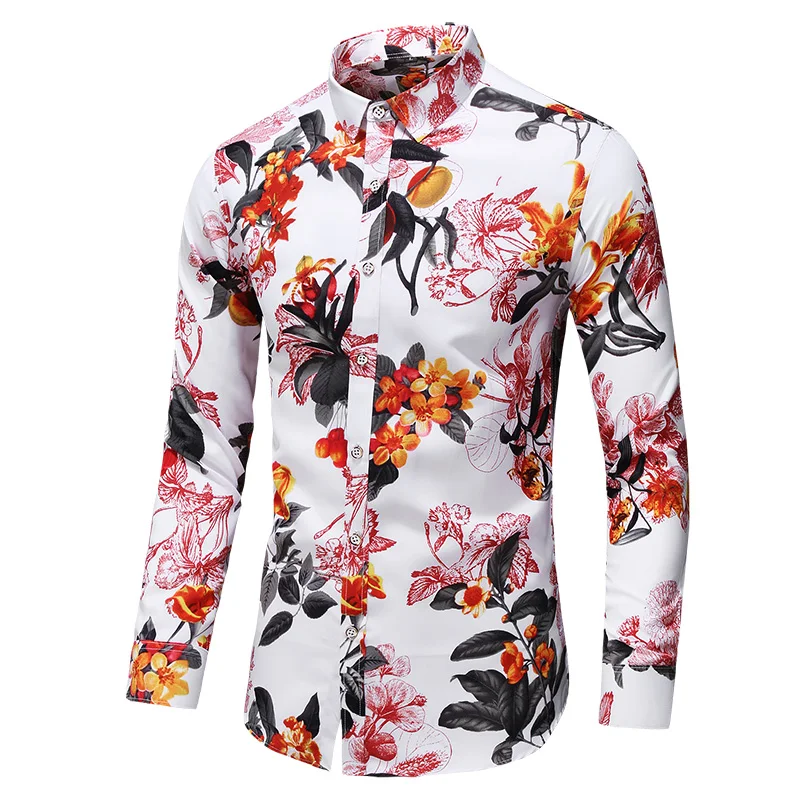 Fashion 2019 Men Shirt Autumn New Floral Shirts For Big Men Plus Size 7XL 6XL 5XL Regular Fit Mens Casual Shirts Streetwear Hot
Fashion 2019 Men Shirt Autumn New Floral Shirts For Big Men Plus Size 7XL 6XL 5XL Regular Fit Mens Casual Shirts Streetwear Hot
